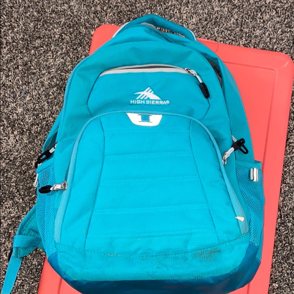 Teal High Sierra backpack